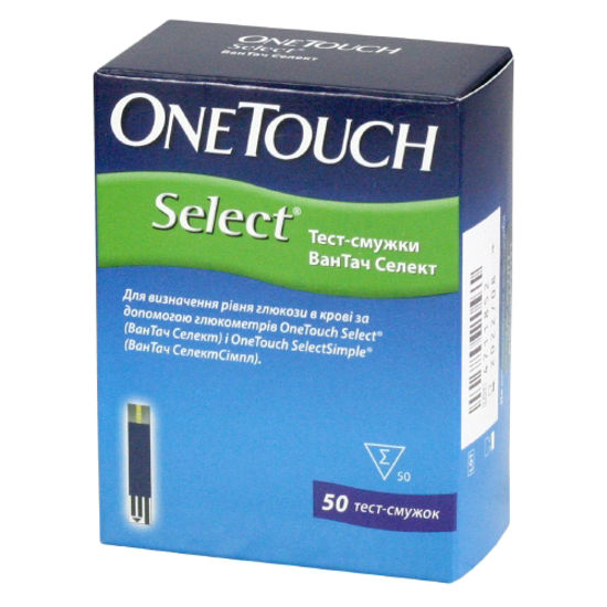 Тест-смужки OneTouch Select №50
